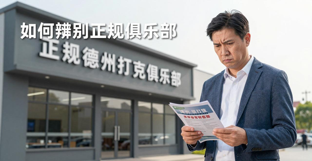 花都德州扑克俱乐部怎么找？正规竞技还是变相赌博？