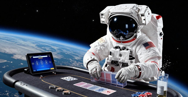 宇航员在太空怎么玩德州扑克？微重力下防止卡片飘走的妙招