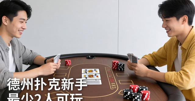 德州扑克最少几人能玩 标准人数是多少