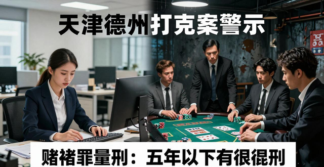 天津德州扑克案：看似竞技实为赌博，多名白领被判刑