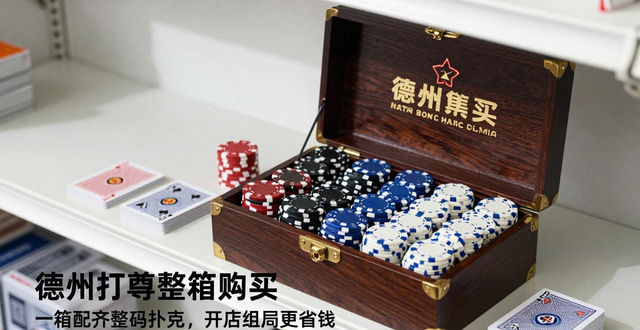 德州扑克整箱购买 一箱配齐筹码扑克，开店组局更省钱