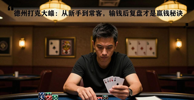 德州扑克大雄:从新手到常客,输钱后复盘才是赢钱秘诀 德州扑克大雄:从新手到常客,输钱后复盘才是赢钱秘诀