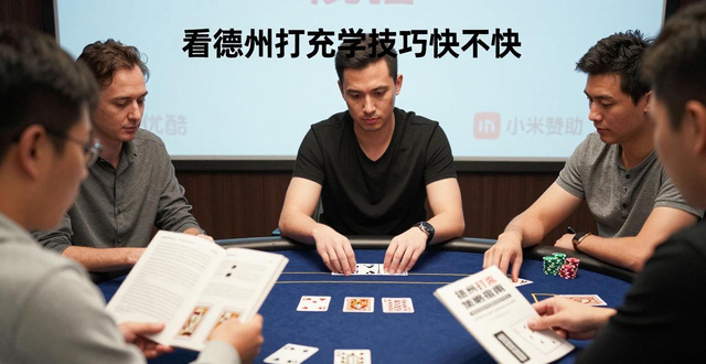 优酷德州扑克视频在哪看？小米赞助的扑克节目真带劲