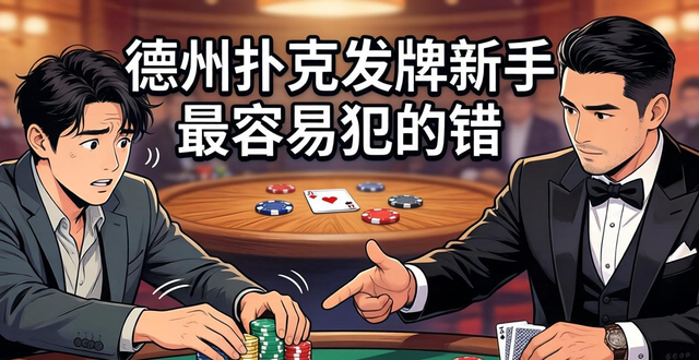 德州扑克发牌规程详解 顺序烧牌步骤全知道