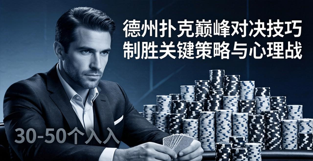 德州扑克巅峰对决技巧 制胜关键策略与心理战