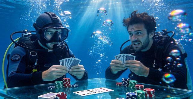 水下德州扑克怎么打？筹码少时这样玩才能翻盘逆转