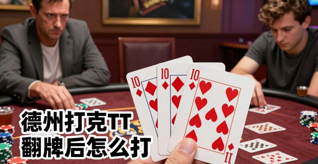 德州扑克TT是什么？两张10怎么玩能赢，口袋对子玩法技巧