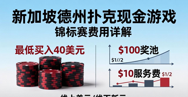 新加坡德州扑克最低买入多少钱？新手入门费用详解