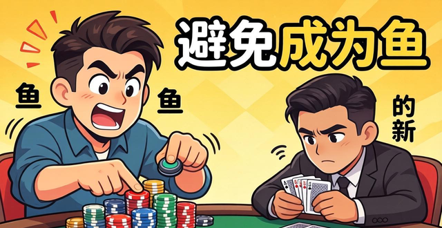 德州扑克典型鱼的特征：入池率高、爱跟注，新手如何避免成为鱼