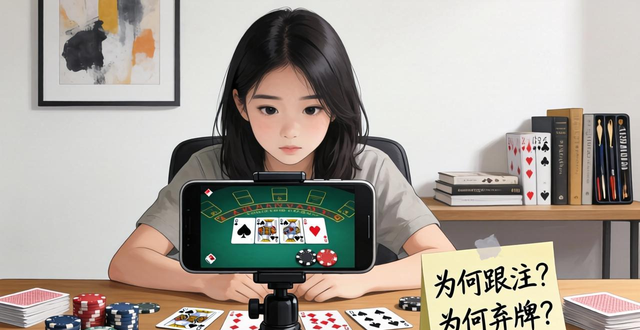 德州扑克少女视频：女孩子学打牌入门教程，女玩家优势分享