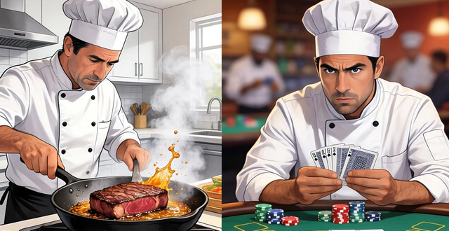 厨师为何爱上德州扑克?从后厨到牌桌的双向滋养 厨师为何爱上德州扑克?从后厨到牌桌的双向滋养