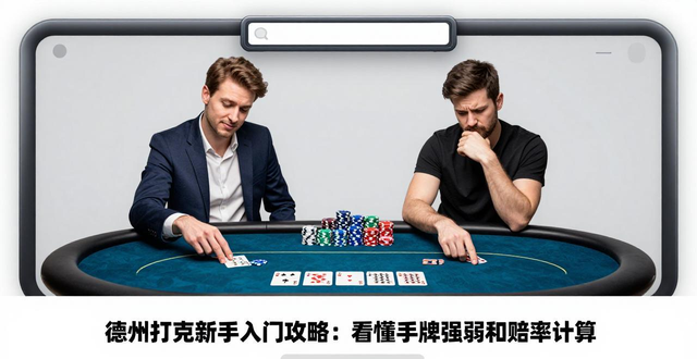 德州扑克新手入门攻略：看懂手牌强弱和赔率计算