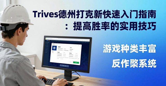 trives德州扑克新手快速入门指南 提高胜率的实用技巧