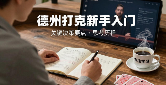 德州扑克Alex视频新手入门技巧教学，从零基础到实战