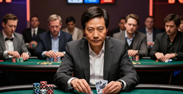 雷军解说德州扑克决赛 用商业思维打牌