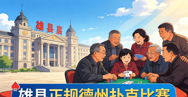 雄县德州扑克算赌博吗？打牌会不会被抓，本地人给你说清楚