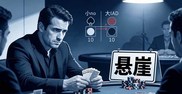 德州扑克悬崖是什么意思？如何避免筹码见底的危险处境