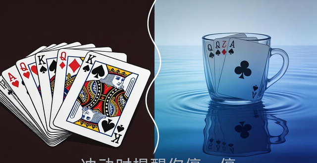 德州扑克自律壁纸，冲动时提醒你停一停