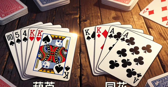 德州扑克牌型大小全解：同花顺和四条哪个更大？
