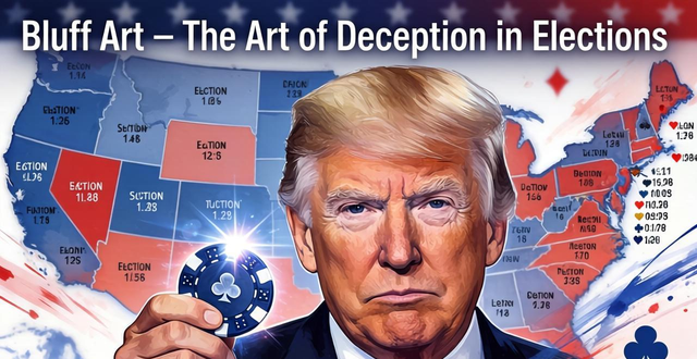 美国大选就像德州扑克，手牌、底牌、加注全攻略