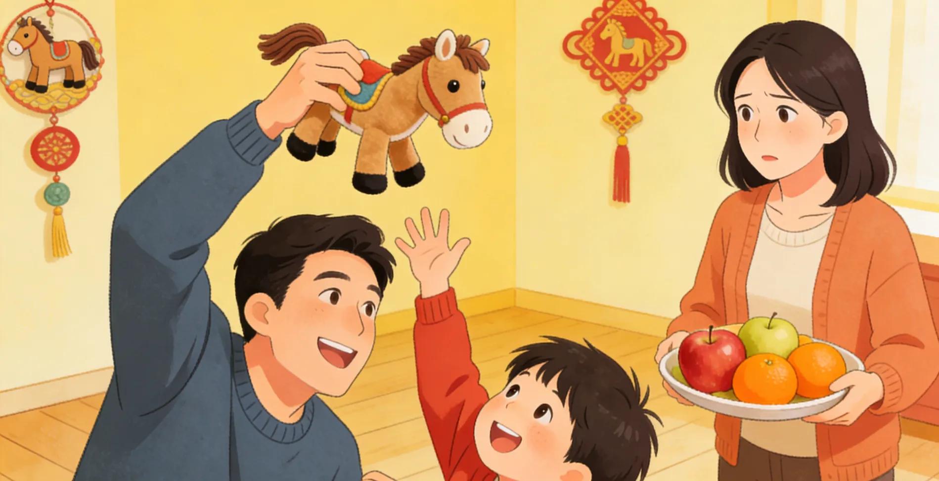 父子过年打牌超起劲走红，网友：这才是最有年味的团聚