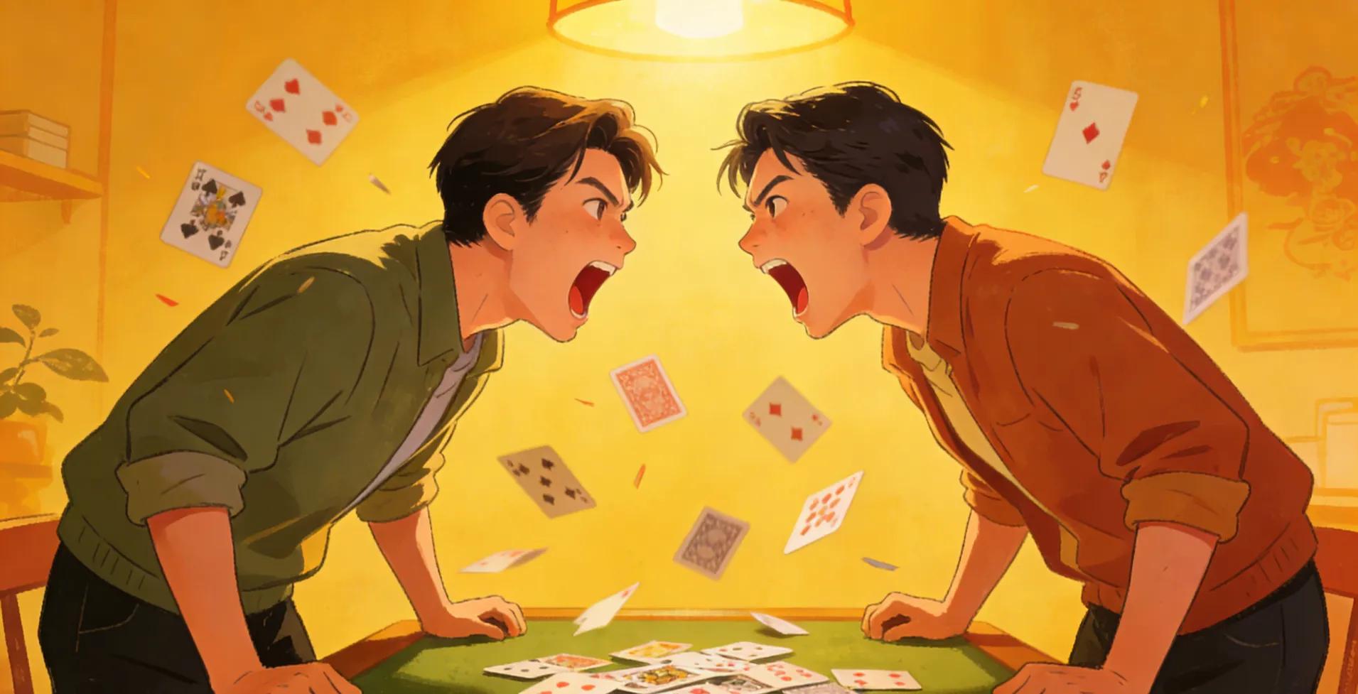 父子过年打牌超起劲走红，网友：这才是最有年味的团聚