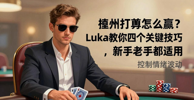 德州扑克怎么赢？Luka教你四个关键技巧，新手老手都适用