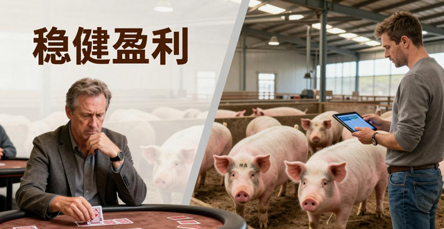 把德州扑克策略用在养猪上，管理风险实现稳健盈利
