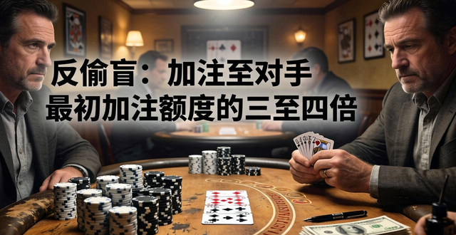 德州扑克稳定盈利技巧：什么是反偷盲？适合反偷的牌型与对象