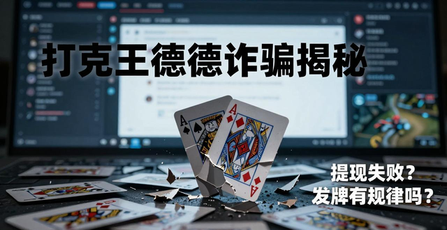 扑克王德州诈骗揭秘：提现失败？发牌有规律吗？