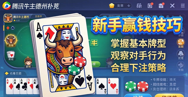 腾讯牛牛德州扑克怎么玩?融合牛牛与德扑的新手赢钱技巧 腾讯牛牛德州扑克怎么玩?融合牛牛与德扑的新手赢钱技巧