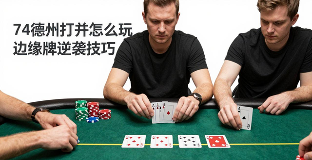 74德州扑克怎么玩 边缘牌逆袭技巧
