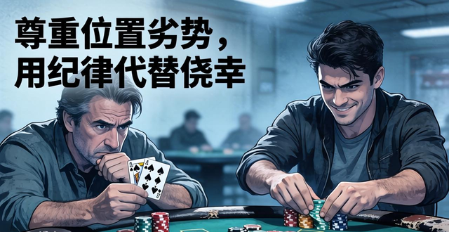 小盲位怎么打 SB德州扑克技巧：尊重位置劣势，用纪律代替侥幸