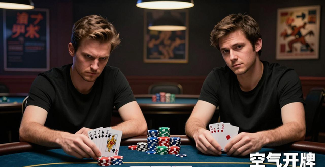 德州扑克空气开牌技巧：没牌怎么诈唬吓退对手