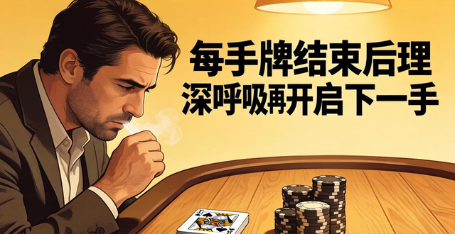 德州扑克新手入门指南 从规则到读牌情绪控制全攻略 德州扑克新手入门指南 从规则到读牌情绪控制全攻略