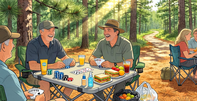 去松林里打德州扑克是什么体验 户外装备清单