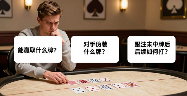 德州扑克新手常犯的错，舍不得弃牌一直跟注最后输光