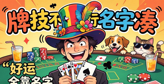 德州扑克玩家名字怎么取 牌桌网名大全