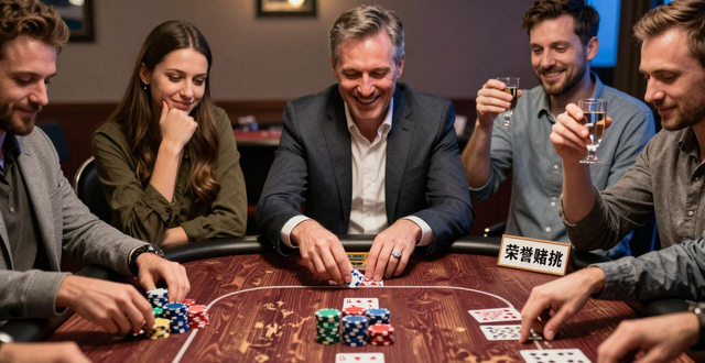 德州扑克牌桌钻戒：既是荣誉赌注也是朋友间彩头