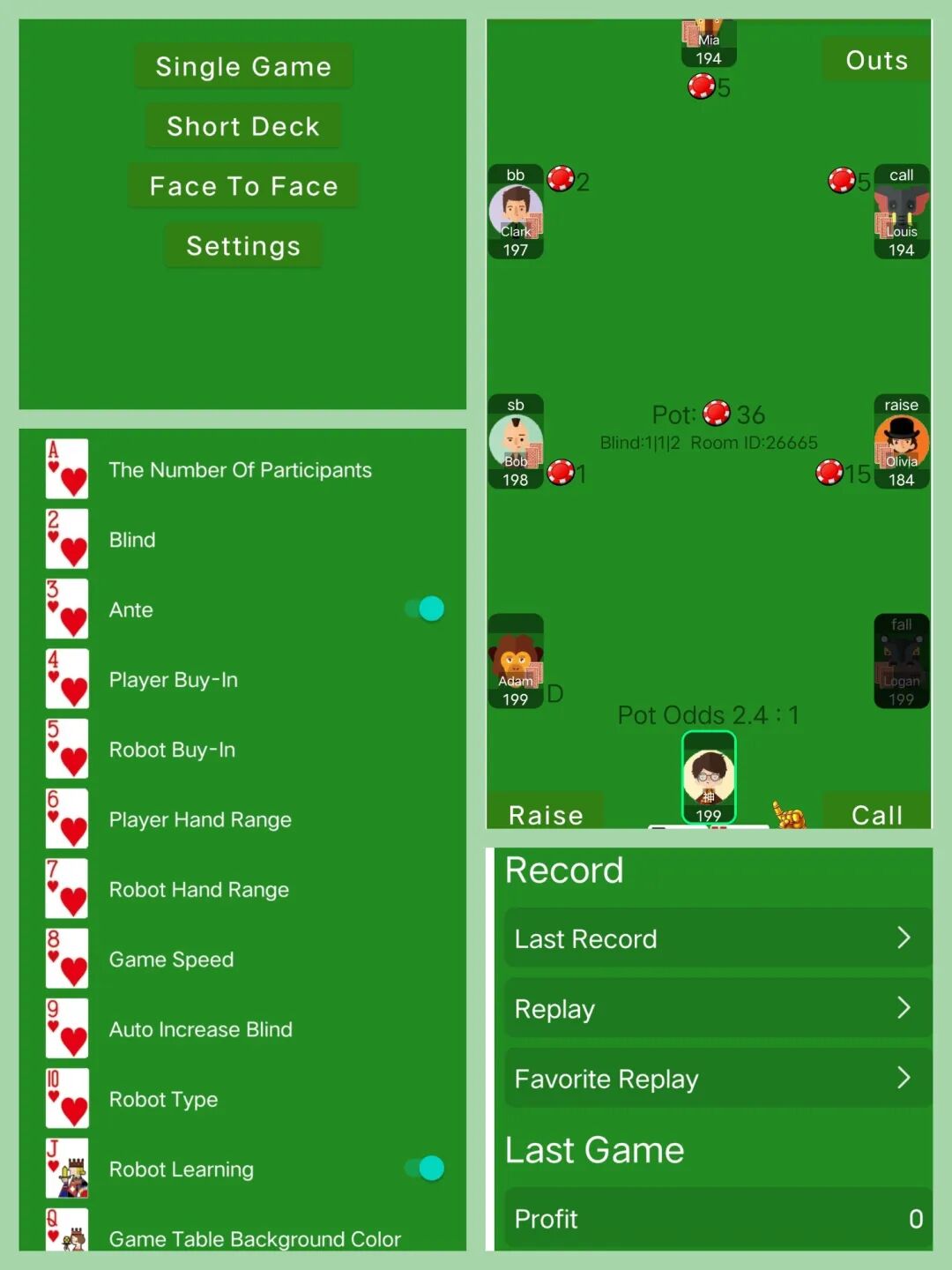 单机德州扑克推荐：三款纯免费无广告APP，满足练手需求