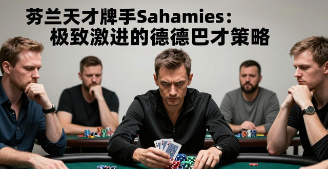 德州扑克Sahamies是谁 芬兰天才牌手极致激进打法解析