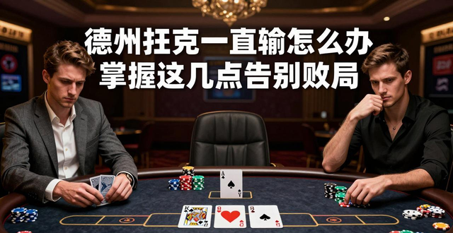 德州扑克一直输怎么办 掌握这几点告别败局