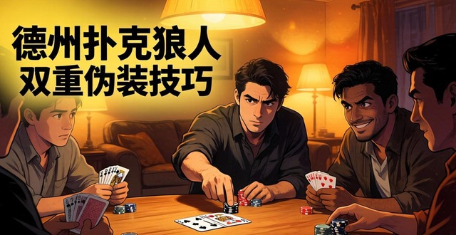 德州扑克狼人怎么玩？双重伪装技巧，适合多人聚会新桌游