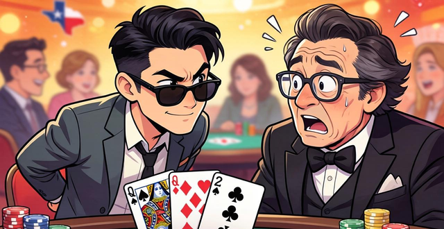 德州扑克搞笑打法：乱打能赢？闭眼全压流，聊天干扰，新手搞笑错误大全