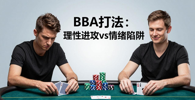 德州扑克bba打法是什么意思 大注进攻型玩家的优缺点解析