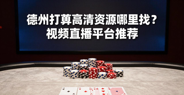 德州扑克高清资源哪里找？视频直播平台推荐