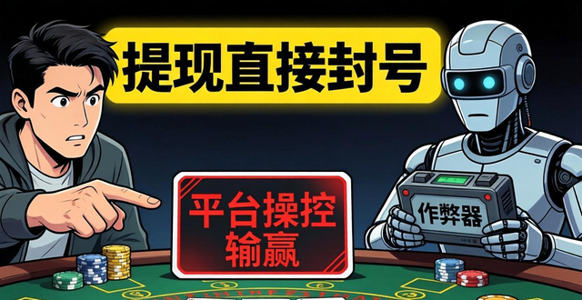 网赌德州扑克全是陷阱！平台操控输赢、机器人骗钱，提现直接封号