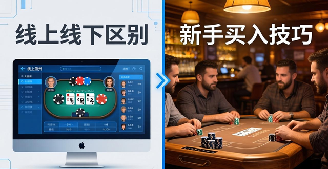 德州扑克场次怎么选 线上线下区别与新手买入技巧