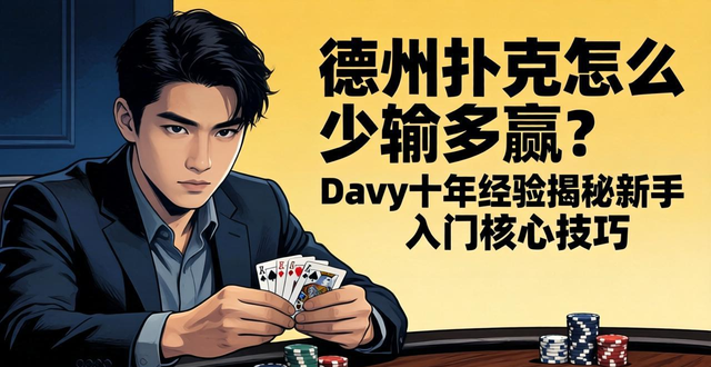 德州扑克怎么少输多赢？Davy十年经验揭秘新手入门核心技巧