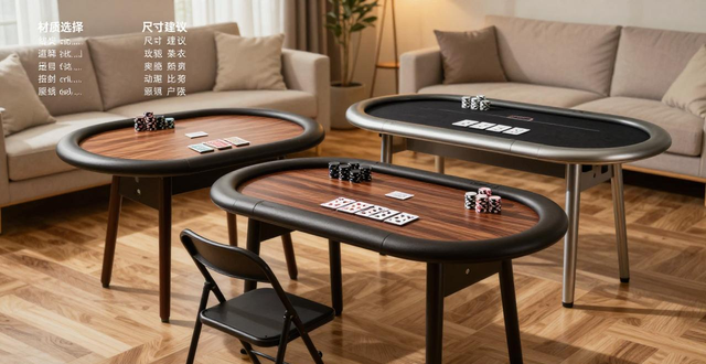 河南德州扑克桌子哪里买？本地选购指南分享